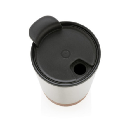 Tasse à café isotherme liège et acier recyclé 300 ml 