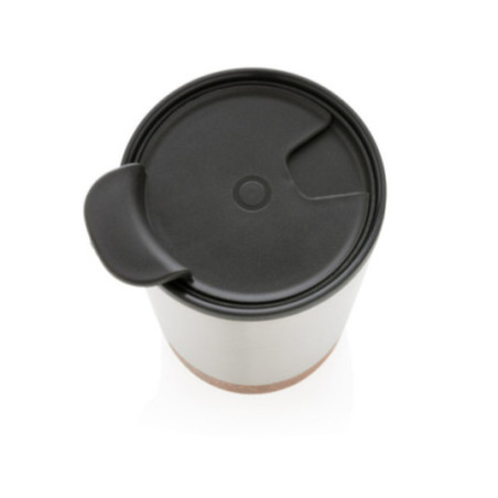 Tasse à café isotherme liège et acier recyclé 300 ml 