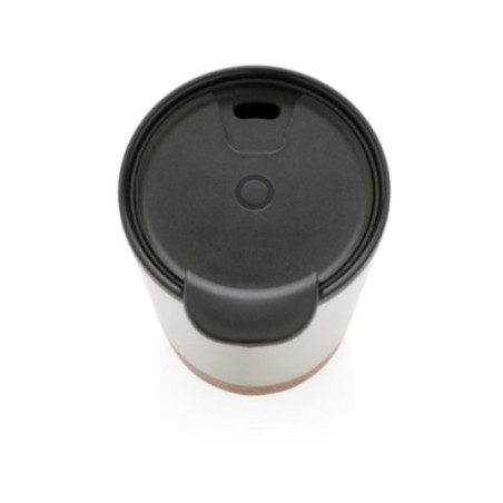 Tasse à café isotherme liège et acier recyclé 300 ml 
