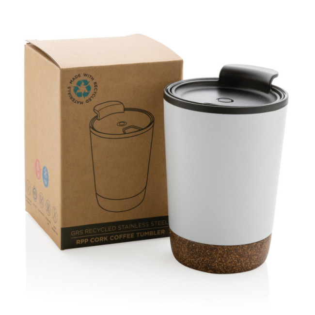 Tasse à café isotherme liège et acier recyclé 300 ml 