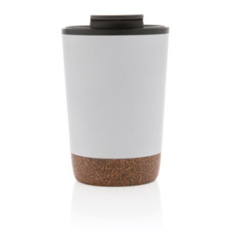 Tasse à café isotherme liège et acier recyclé 300 ml 