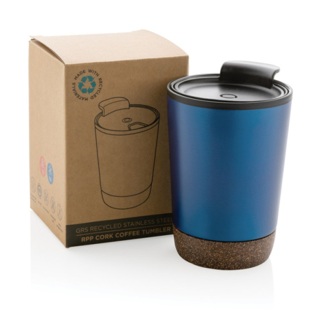 Tasse à café isotherme liège et acier recyclé 300 ml 