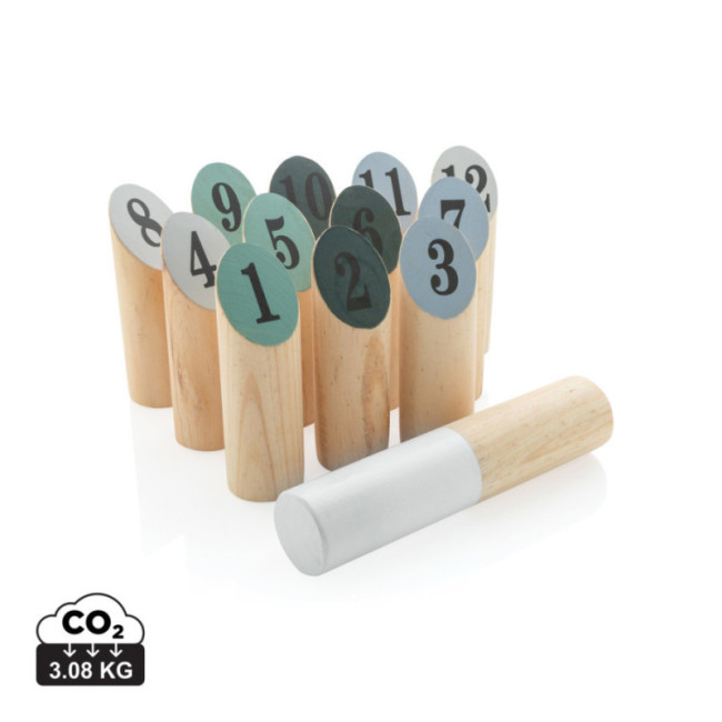 Jeu de quilles scandinaves personnalisables 