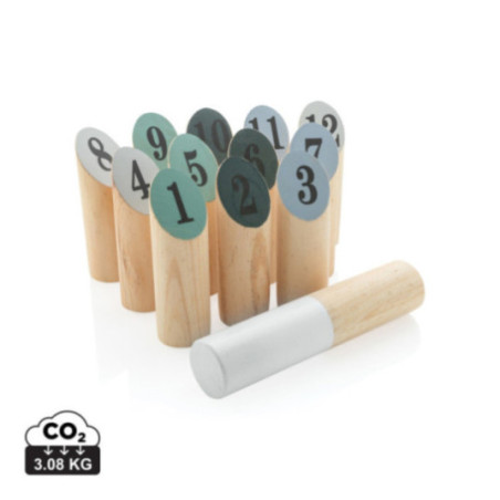 Jeu de quilles scandinaves personnalisables 