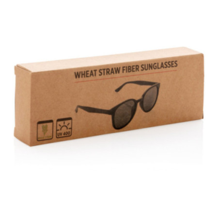 Lunettes de soleil personnalisées en fibre de paille 