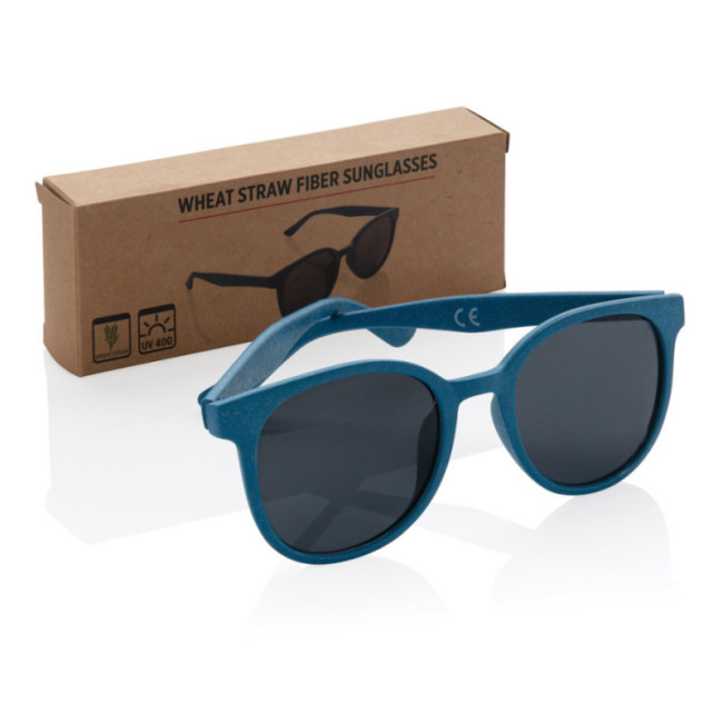 Lunettes de soleil personnalisées en fibre de paille 