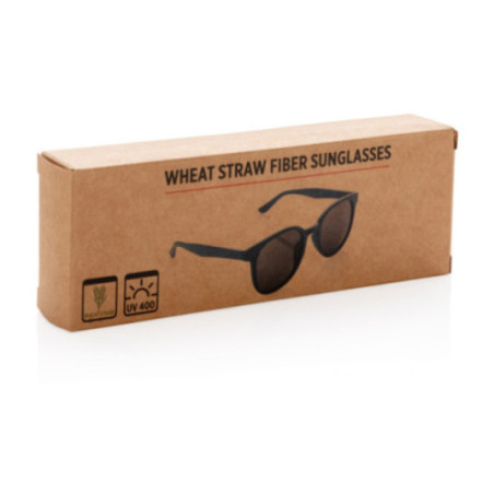 Lunettes de soleil personnalisées en fibre de paille 