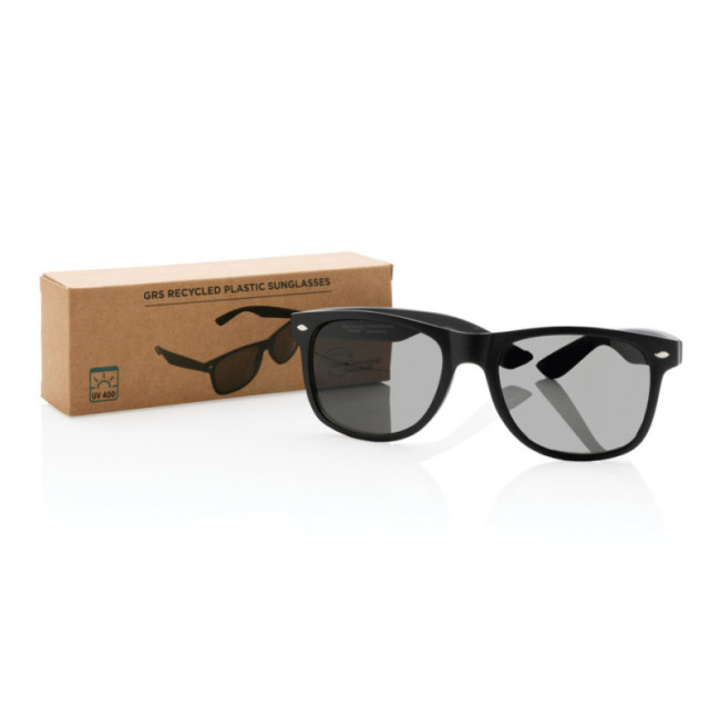 Lunettes de soleil personnalisables en plastique recyclé GRS 
