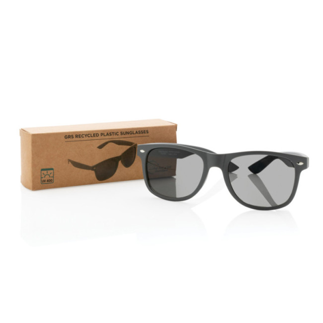 Lunettes de soleil personnalisables en plastique recyclé GRS 