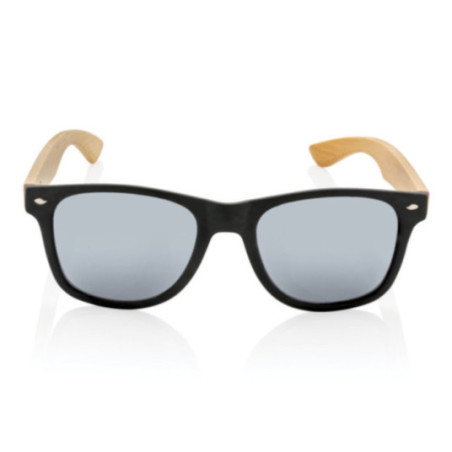 Lunettes de soleil personnalisées en bambou et plastique recyclé RCS 