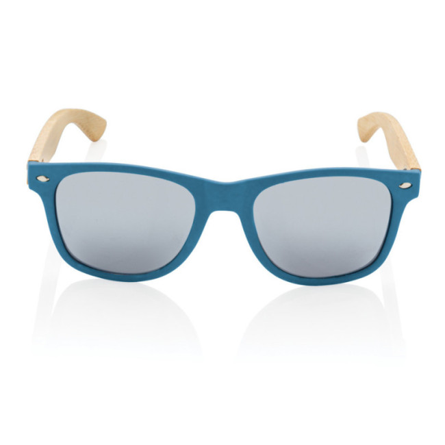 Lunettes de soleil personnalisées en bambou et plastique recyclé RCS 