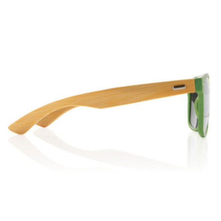 Lunettes de soleil personnalisées en bambou et plastique recyclé RCS 