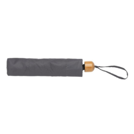 Mini Parapluie personnalisé avec poignée bambou AWARE™ Impact 20.5" 