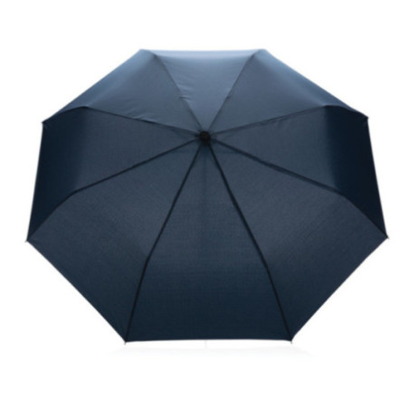 Mini Parapluie personnalisé avec poignée bambou AWARE™ Impact 20.5" 