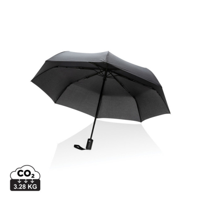 Parapluie automatique personnalisé en rPET 190T AWARE™ Impact 21" 