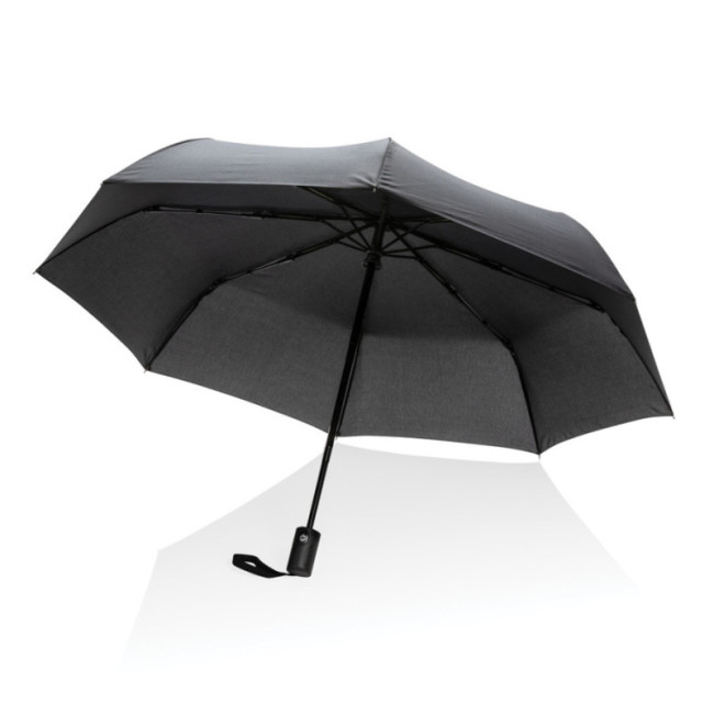 Parapluie automatique personnalisé en rPET 190T AWARE™ Impact 21" 