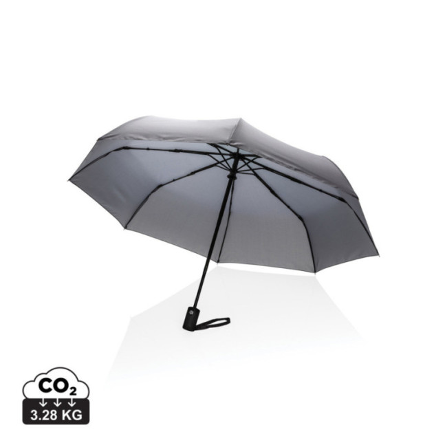 Parapluie automatique personnalisé en rPET 190T AWARE™ Impact 21" 