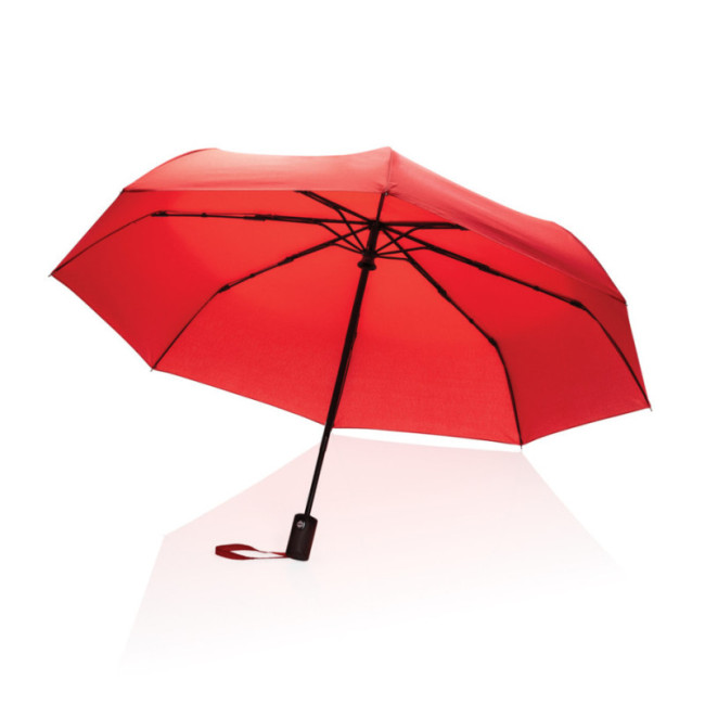 Parapluie automatique personnalisé en rPET 190T AWARE™ Impact 21" 