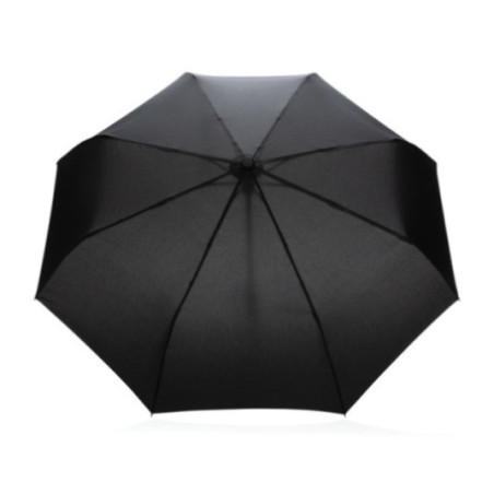 Parapluie automatique publicitaire rPET et bambou AWARE™ Impact 21" 