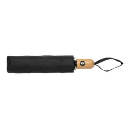 Parapluie automatique publicitaire rPET et bambou AWARE™ Impact 21" 