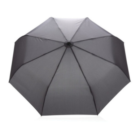 Parapluie automatique publicitaire rPET et bambou AWARE™ Impact 21" 