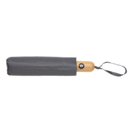 Parapluie automatique publicitaire rPET et bambou AWARE™ Impact 21" 