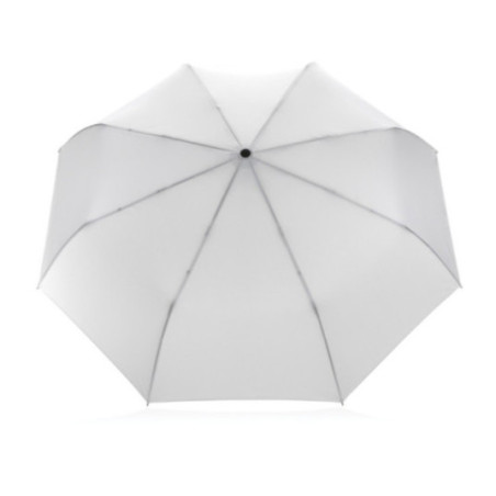 Parapluie automatique publicitaire rPET et bambou AWARE™ Impact 21" 