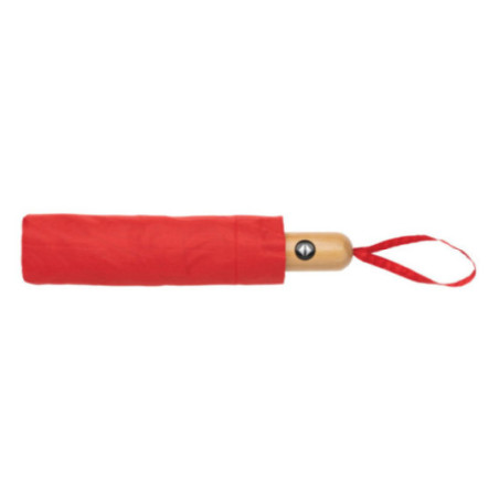 Parapluie automatique publicitaire rPET et bambou AWARE™ Impact 21" 