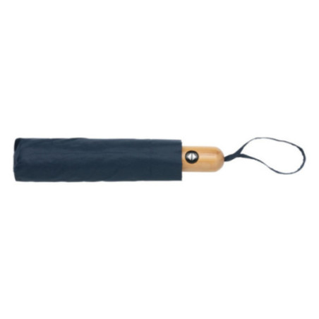 Parapluie automatique publicitaire rPET et bambou AWARE™ Impact 21" 