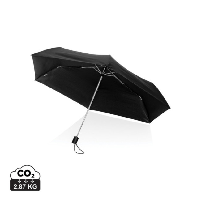 Parapluie personnalisé Swiss Peak 20.5" ultra léger et auto rPET Aware™ 