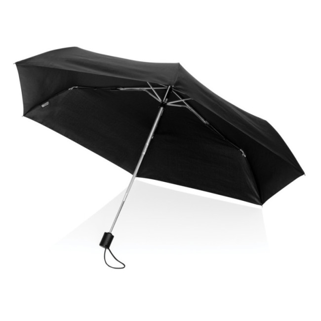 Parapluie personnalisé Swiss Peak 20.5" ultra léger et auto rPET Aware™ 