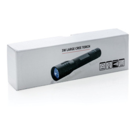 Lampe torche personnalisée CREE 3W Large 
