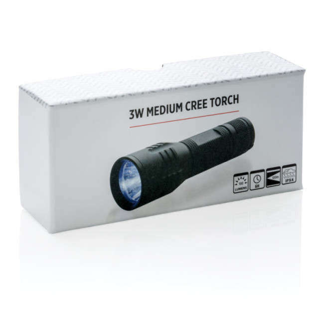 Lampe torche personnalisable CREE 3W Medium 
