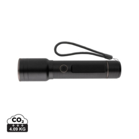 Lampe de poche personnalisée en aluminium recyclé Gear X 