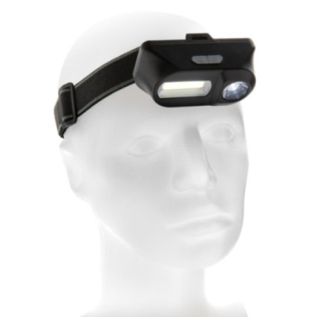 Lampe frontale personnalisée avec LED et COB 