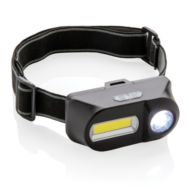 Lampe frontale personnalisée avec LED et COB 