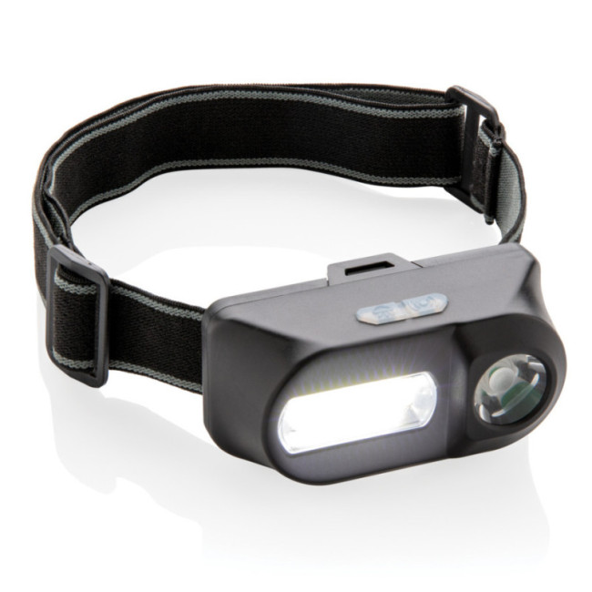 Lampe frontale personnalisée avec LED et COB 
