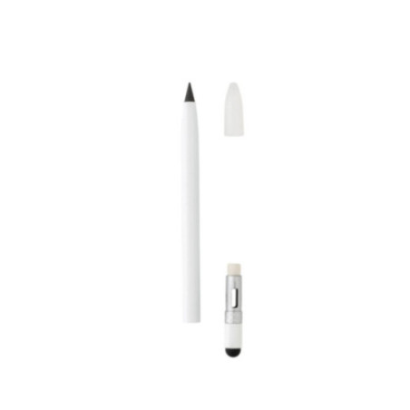 Crayon infini publicitaire en aluminium avec gomme 