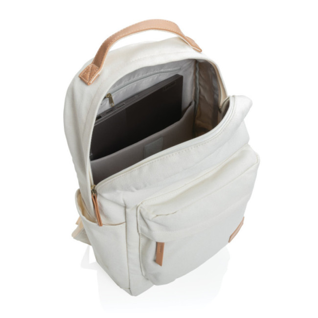 Sac à dos publicitaire en toile recyclée 16oz AWARE™ Impact 