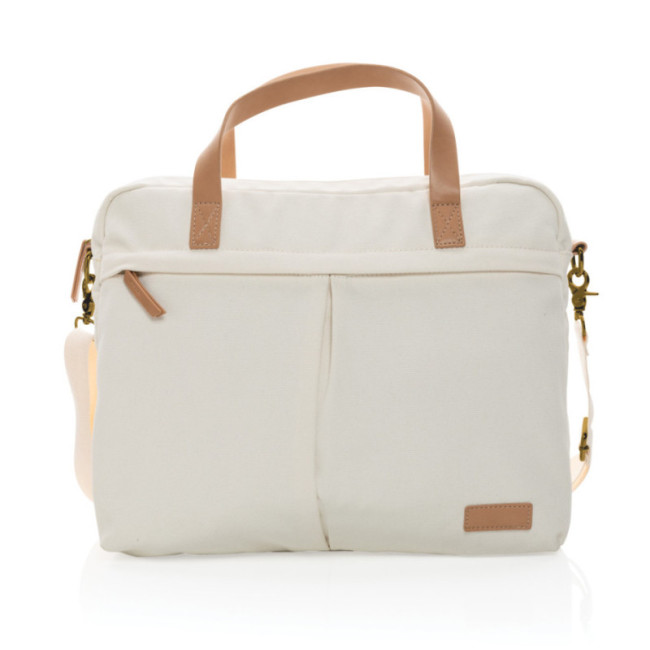 Sacoche ordinateur personnalisée en toile 16oz AWARE™ Impact 