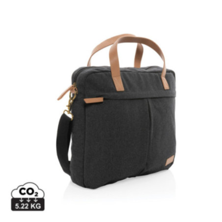 Sacoche ordinateur personnalisée en toile 16oz AWARE™ Impact 