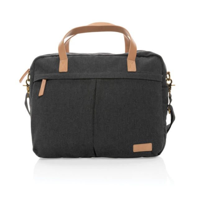 Sacoche ordinateur personnalisée en toile 16oz AWARE™ Impact 