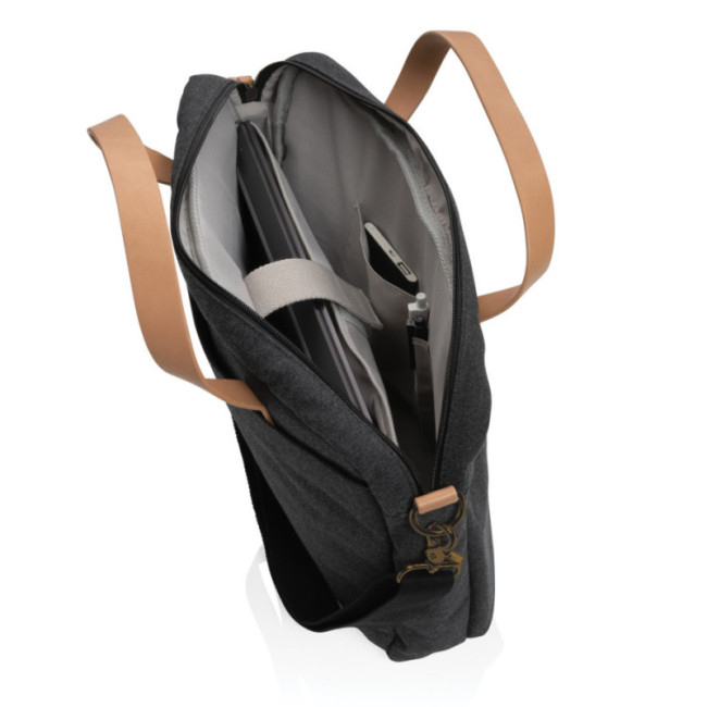 Sacoche ordinateur personnalisée en toile 16oz AWARE™ Impact 