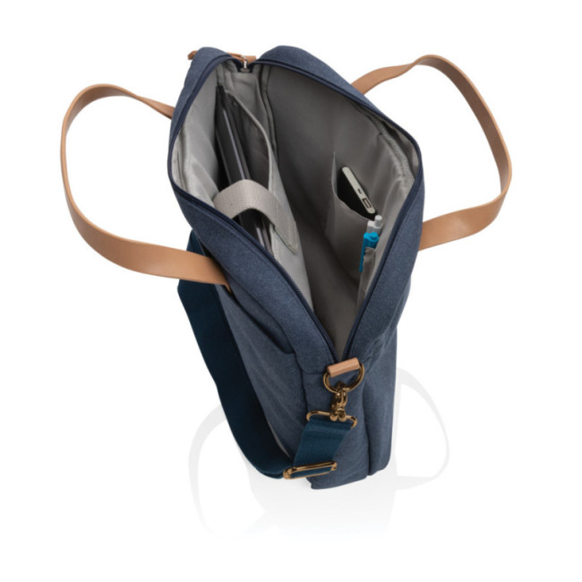 Sacoche ordinateur personnalisée en toile 16oz AWARE™ Impact 