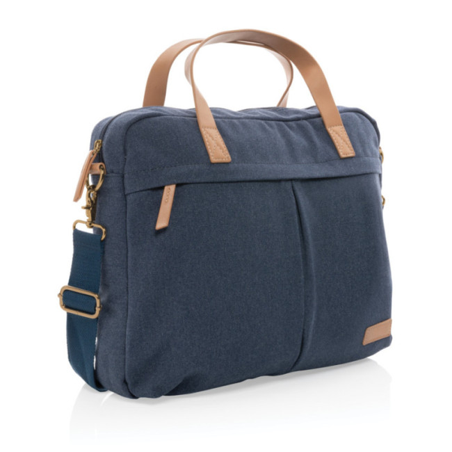 Sacoche ordinateur personnalisée en toile 16oz AWARE™ Impact 