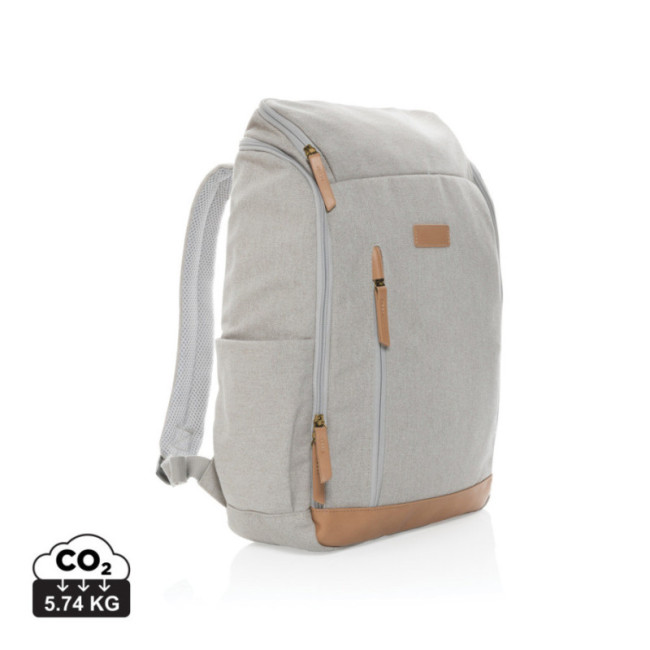 Sac à dos pour ordinateur en toile 16oz recyclée AWARE™ Impact 