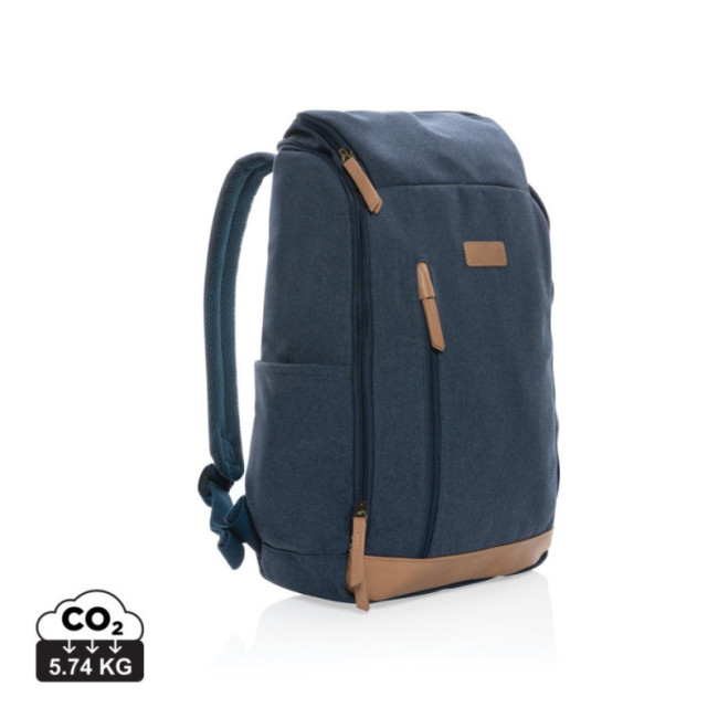 Sac à dos pour ordinateur en toile 16oz recyclée AWARE™ Impact 