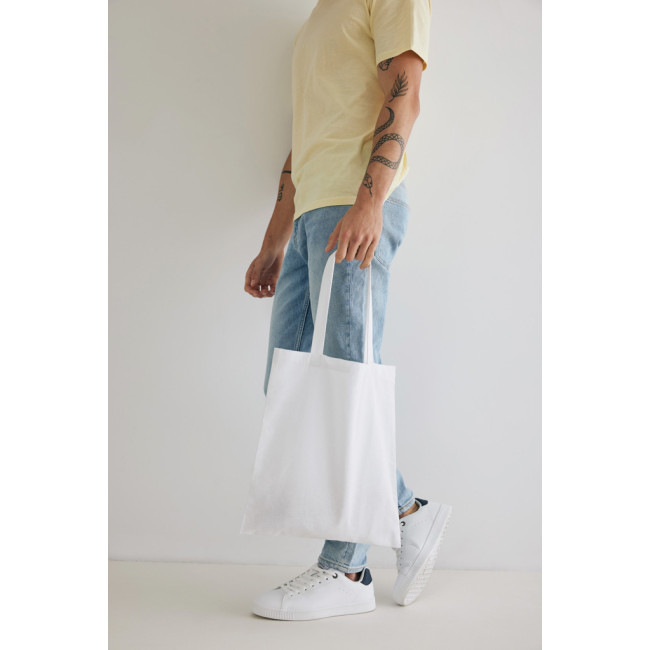 Tote bag personnalisé en coton recyclé 145g AWARE™ Impact 