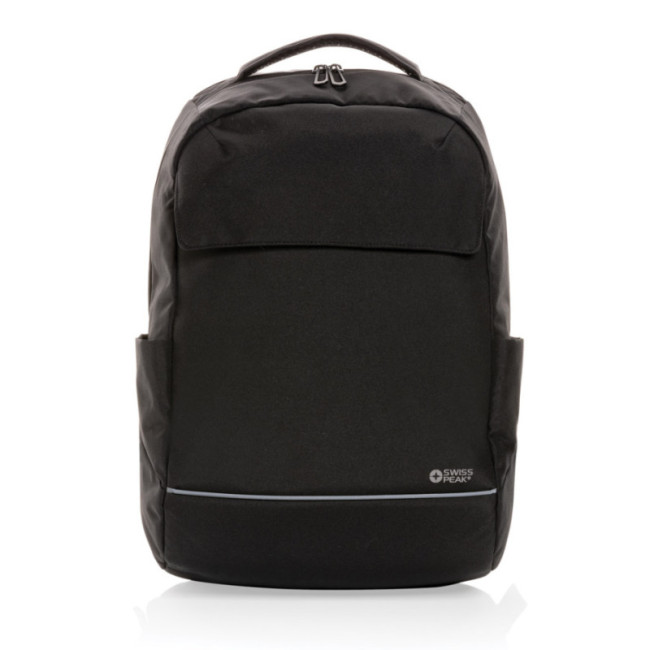 Sac à dos ordinateur 15.6" en rPET AWARE™ Swiss Peak Brooke 