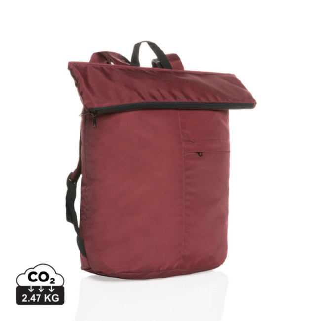 Sac à dos pliable personnalisable en rPET AWARE™ Dillon 